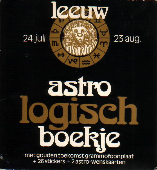 No Artist : Gouden Toekomst: Leeuw - Astrologisch Boekje (Flexi, 7", S/Sided, Gol)