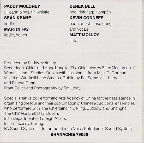 The Chieftains : The Chieftains In China (CD, Album)