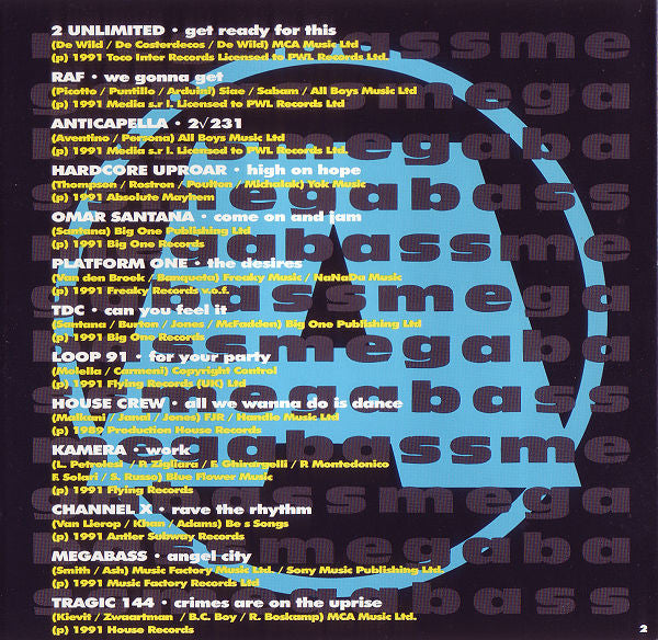 Megabass vs. Two Little Boys : Hit The Decks - Techno Megamix - The Battle Of The DJ's (CD, Mixed)