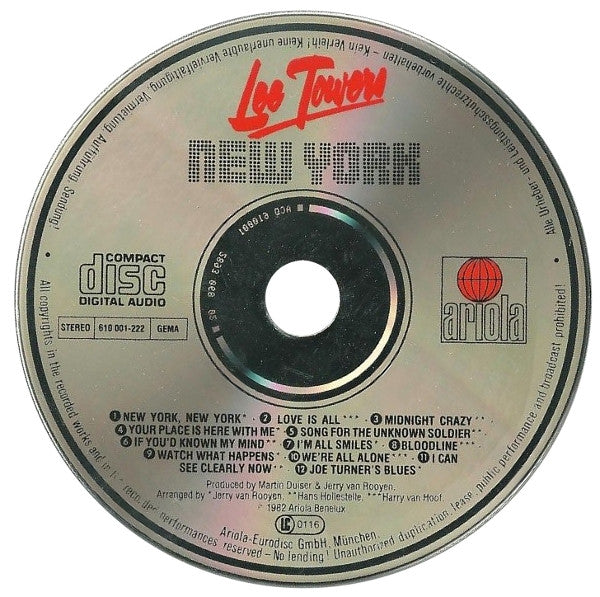 Lee Towers : New York (CD, Album)