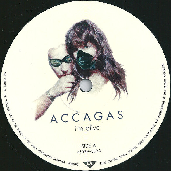 Accagas : I'm Alive (12", Maxi)