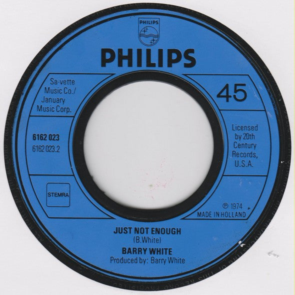 Barry White : Can't Get Enough Of Your Love, Babe (7", Single)