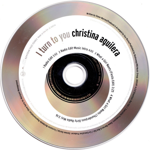 Christina Aguilera : I Turn To You (CD, Single)