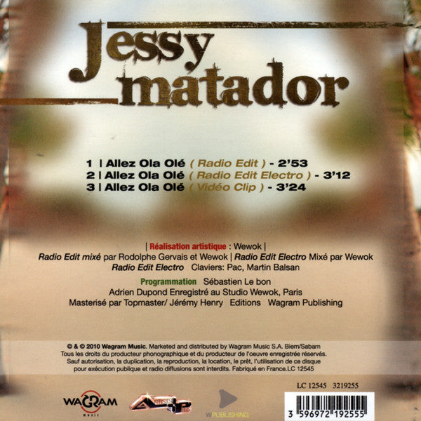 Jessy Matador : Allez Ola Olé (CD, Single, Enh, Car)