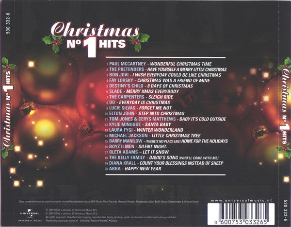 Various : Christmas Nº 1 Hits (CD, Comp)