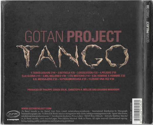 Gotan Project : Tango 3.0 (CD, Album, Car)