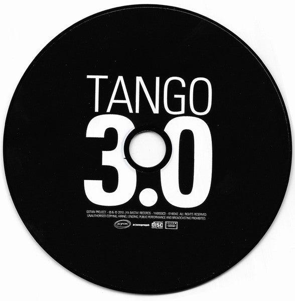 Gotan Project : Tango 3.0 (CD, Album, Car)
