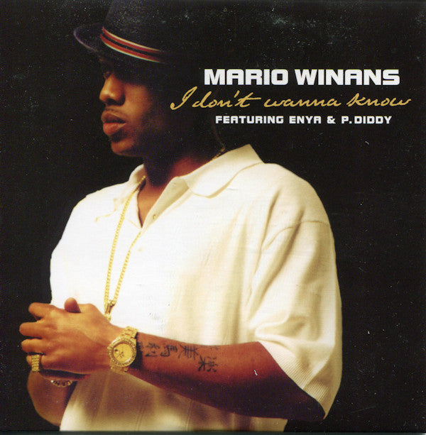 Mario Winans Featuring Enya & P. Diddy : I Don't Wanna Know (CD, Single, Promo)