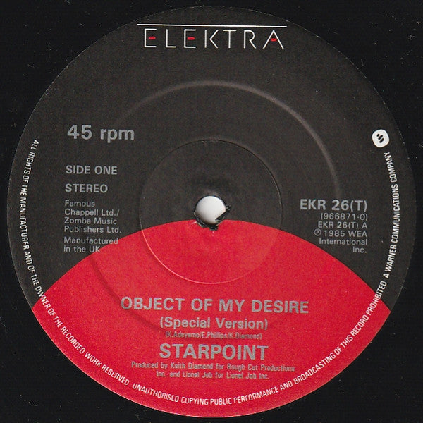 Starpoint : Object Of My Desire (12")