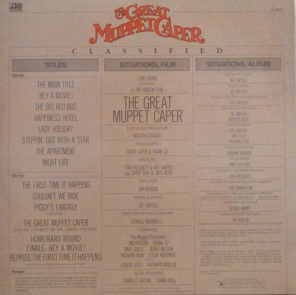 The Muppets : The Great Muppet Caper (An Original Soundtrack Recording) (LP, Album)