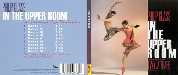 Philip Glass : In The Upper Room (CD, Album)