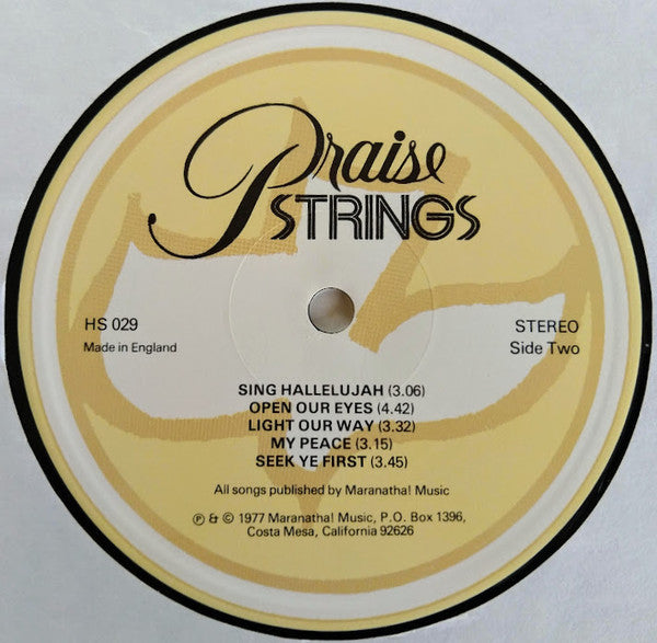 Praise Strings : Praise Strings (LP, Album)