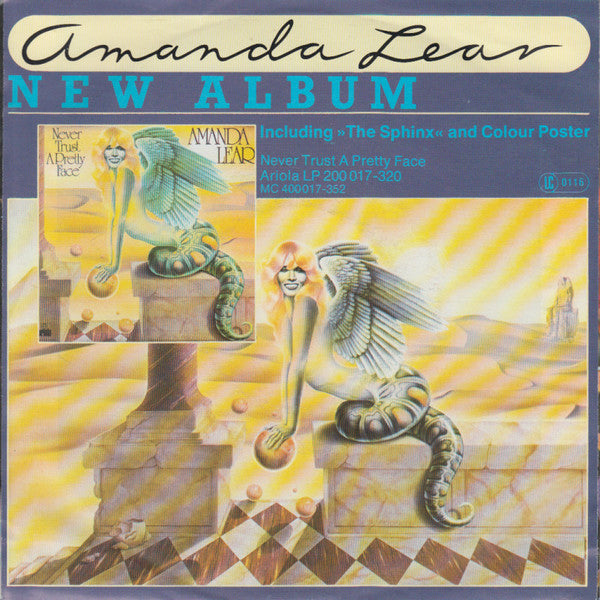 Amanda Lear : Fashion Pack (Studio 54) / Black Holes (7", Single, Son)