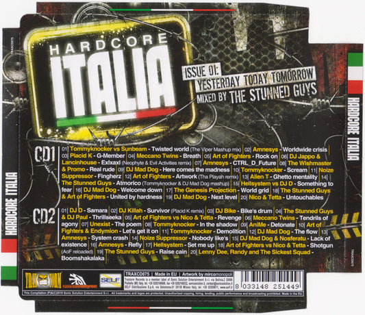 The Stunned Guys : Hardcore Italia Issue 01: Yesterday Today Tomorrow (2xCD, Mixed)