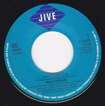 Billy Ocean : Love Zone (7", Single)