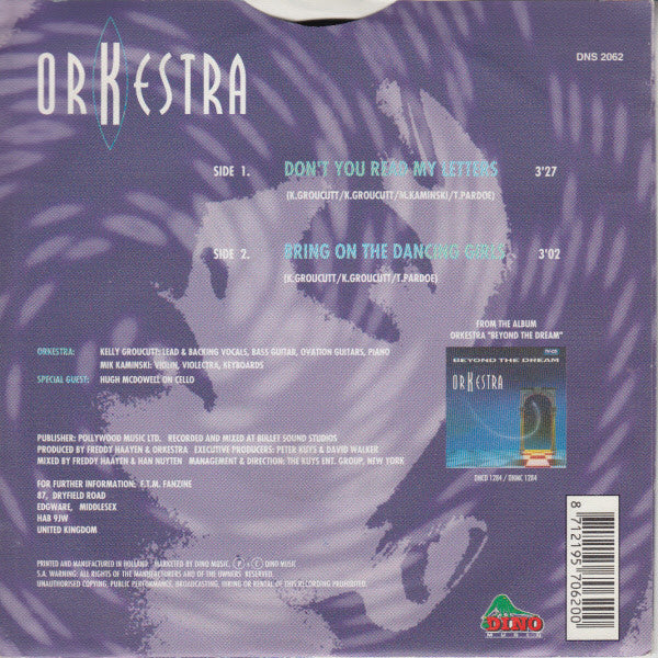 Orkestra (2) : Don't You Read My Letters (7")