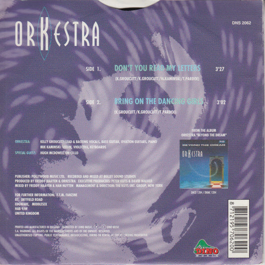 Orkestra (2) : Don't You Read My Letters (7")