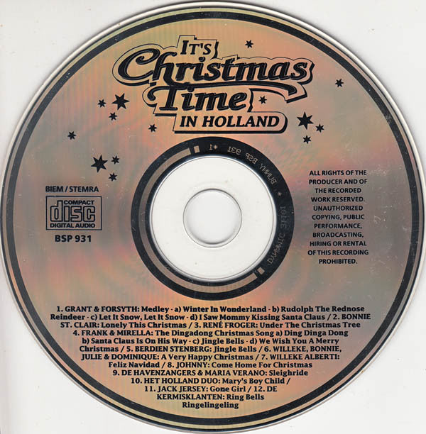 Various : It's Christmas Time In Holland (CD, Comp)