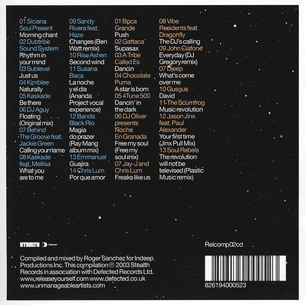 Roger Sanchez : Release Yourself 2003 (2xCD, Mixed)