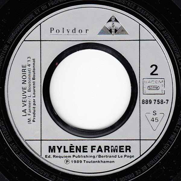 Mylène Farmer : A Quoi Je Sers... (7", Single, Sil)
