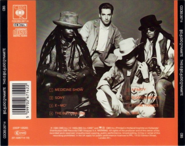 Big Audio Dynamite : This Is Big Audio Dynamite (CD, Album, RE)