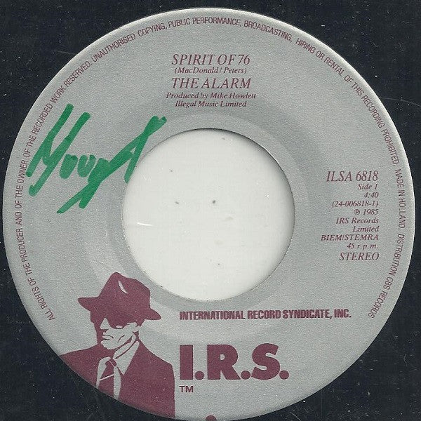 The Alarm : Spirit Of '76 (7", Single)