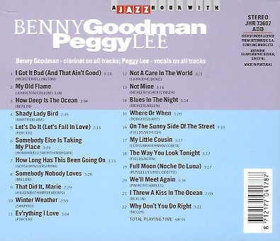 Benny Goodman & Peggy Lee : Why Don't You Do Right (CD, Comp)
