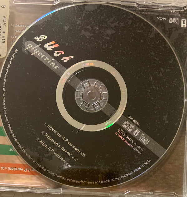 Bush : Glycerine (CD, Single)