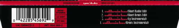 2Pac Featuring Dr. Dre : California Love (CD, Single, PMD)