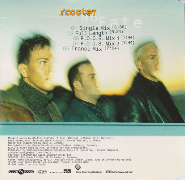 Scooter : No Fate (CD, Maxi, Blu)