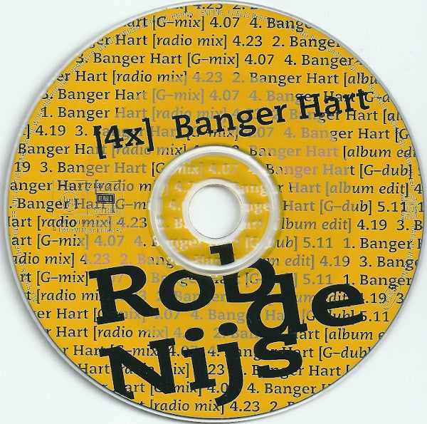 Rob de Nijs : [4x] Banger Hart (CD, Maxi)