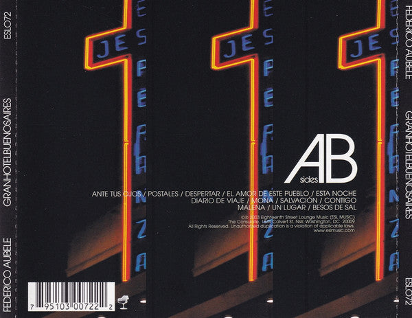 Federico Aubele : Gran Hotel Buenos Aires (CD, Album)