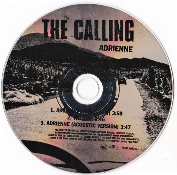 The Calling : Adrienne (CD, Single)