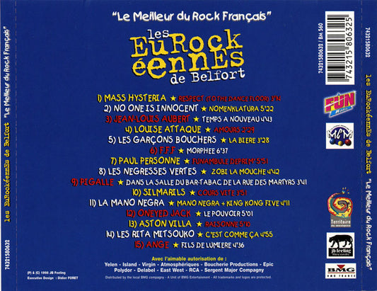 Various : Les Eurockéennes De Belfort "Le Meilleur Du Rock Français" (CD, Comp)