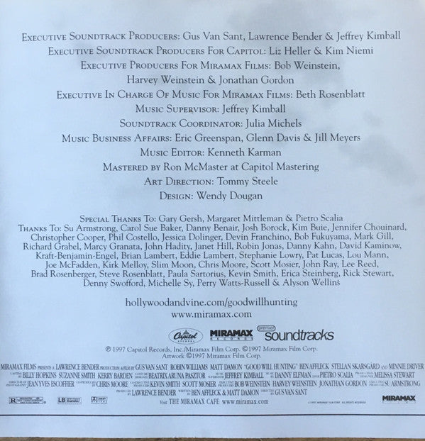 Various : Good Will Hunting (Music From The Miramax Motion Picture) (CD, Comp)