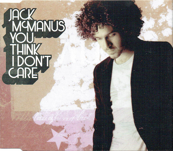 Jack McManus : You Think I Don't Care (CD, Single, Promo)