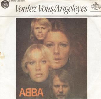 ABBA : Voulez-Vous / Angeleyes (7", Single, Whi)