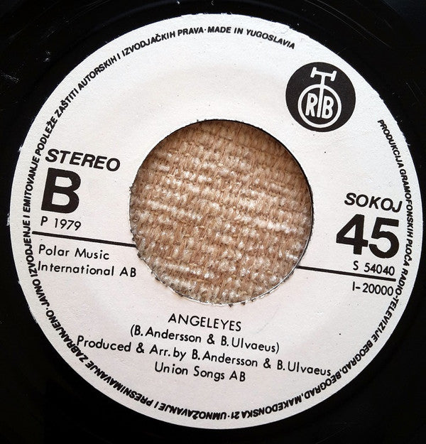 ABBA : Voulez-Vous / Angeleyes (7", Single, Whi)