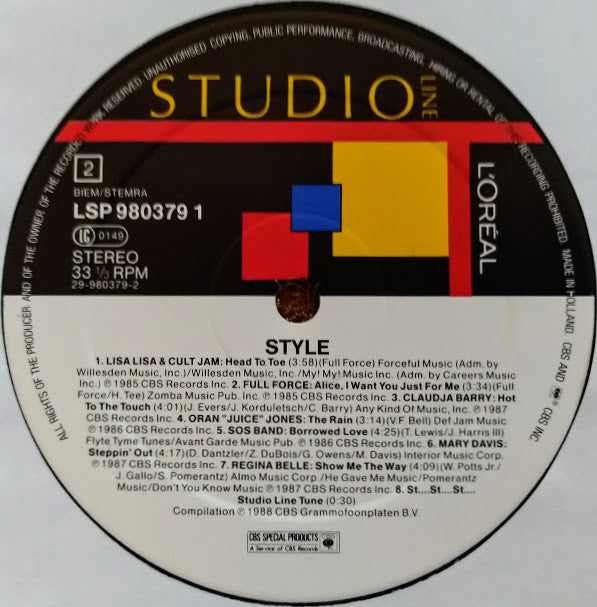 Various : Style (LP, Album, Comp)