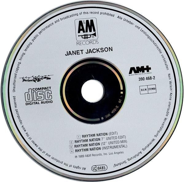 Janet Jackson : Rhythm Nation (CD, Single)