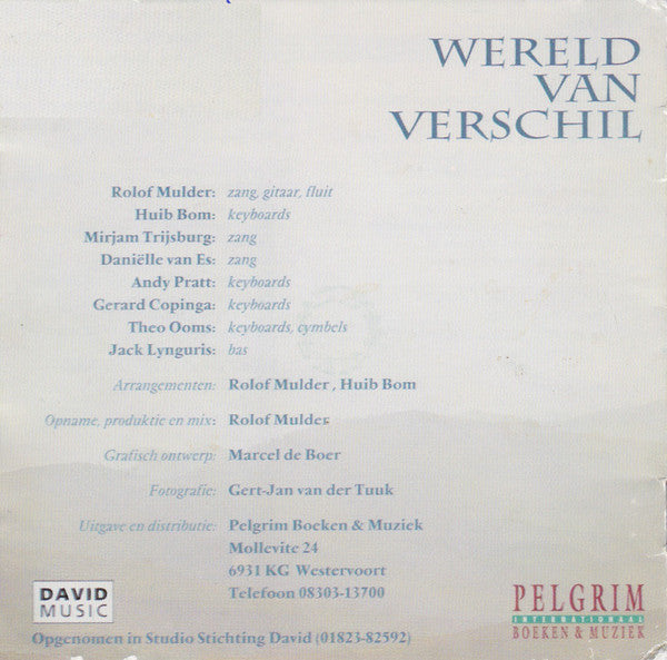 Rolof Mulder : Wereld Van Verschil (CD, Album)