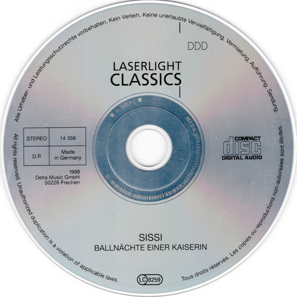 The Vienna Strauss Orchestra : Sissi - Ballnächte Einer Kaiserin (CD)