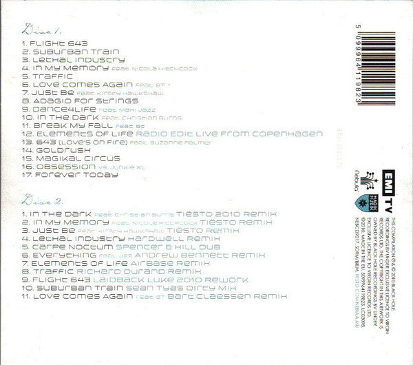 DJ Tiësto : Magikal Journey (The Hits Collection 1998-2008) (2xCD, Comp)