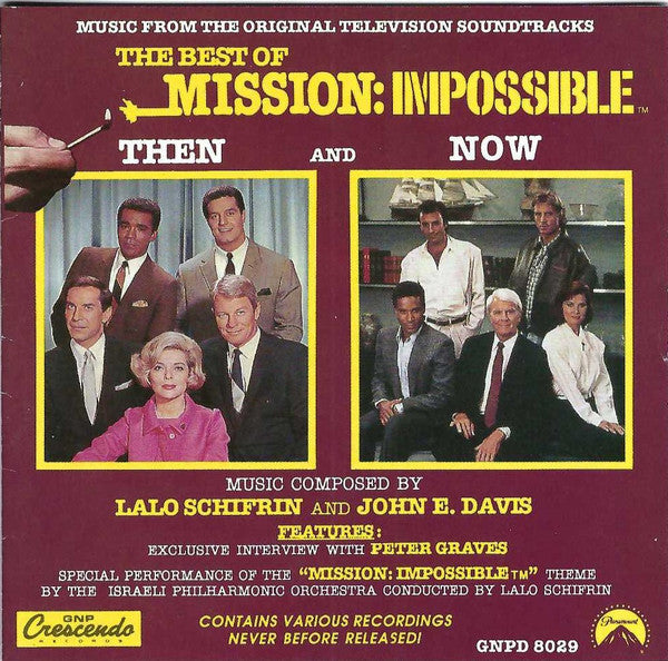 Lalo Schifrin And John Davis (5) : The Best Of Mission: Impossible - Then And Now (CD, Comp, RE, RM)