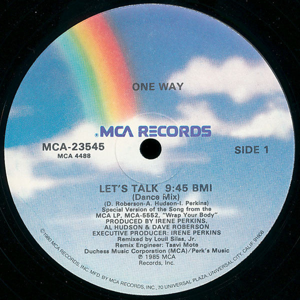 One Way : Let's Talk (12")