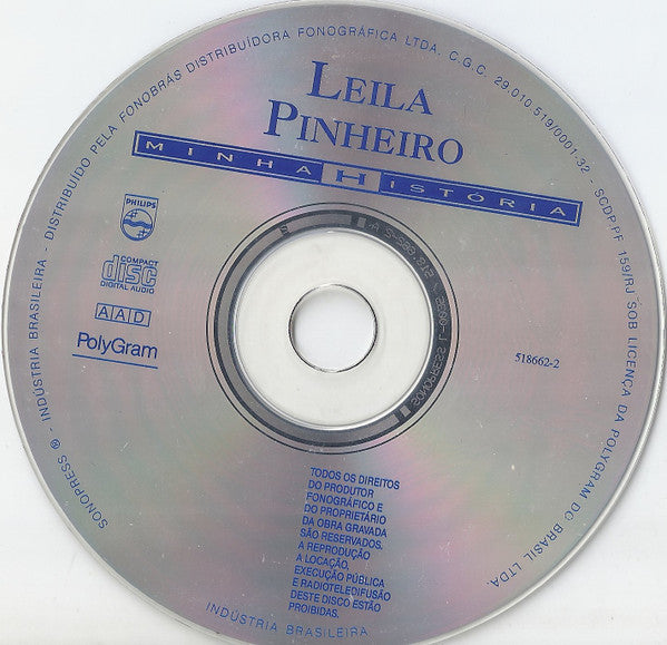 Leila Pinheiro : Minha História (CD, Comp, RE, RM)