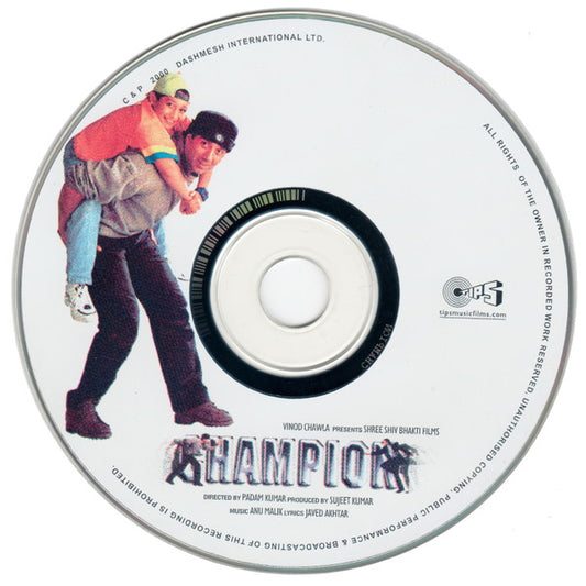 Anu Malik, Javed Akhtar : Champion (CD + CD, Comp)