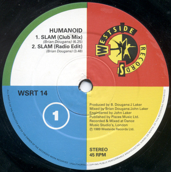 Humanoid : Slam (12", Single)