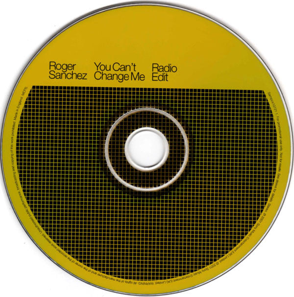 Roger Sanchez Feat. Armand Van Helden And N'Dea Davenport : You Can't Change Me (CD, Single, Promo)