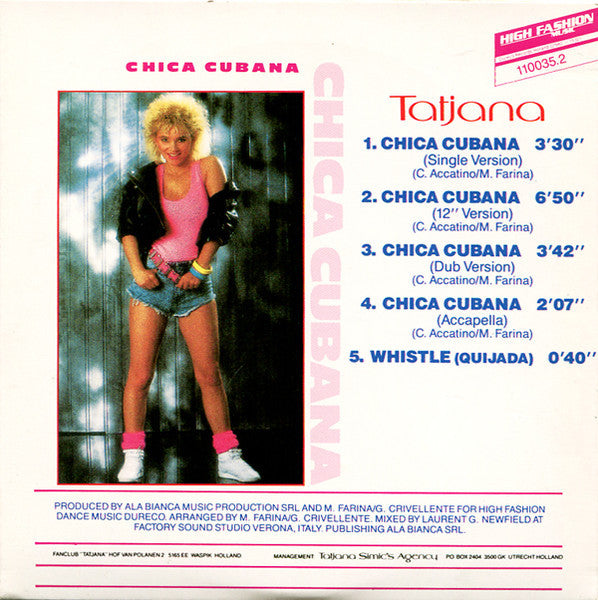 Tatjana : Chica Cubana (CD, Maxi, Sil)